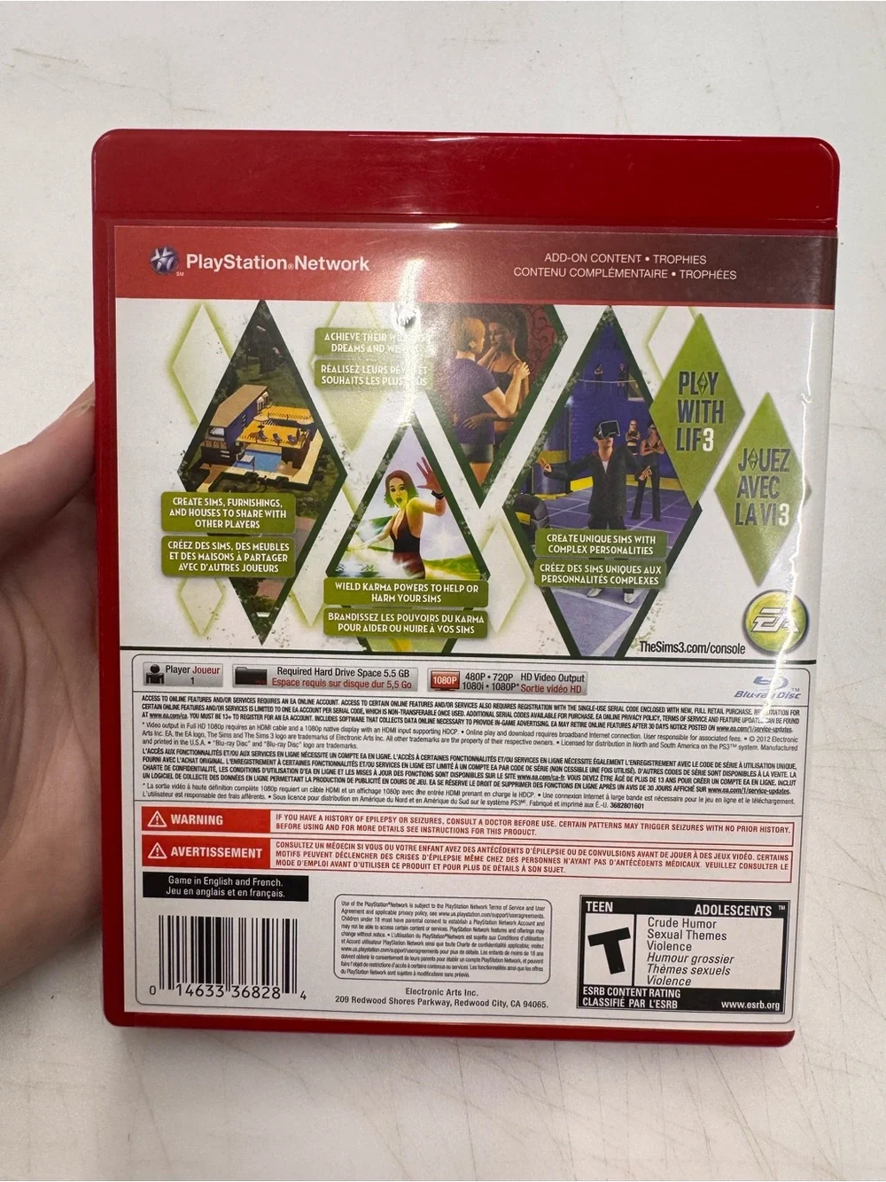 The Sims 3 Greatest Hits (Sony PlayStation 3 PS3) Video Game
